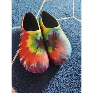 Crocs Dual Comfort Tie Dye Clogs Womens 7